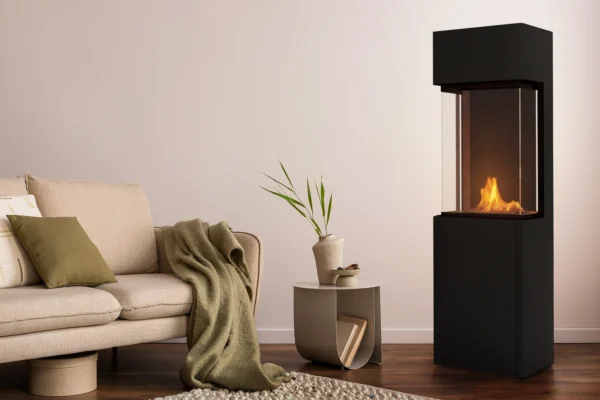 Arcticon, Freestanding BEV Fireplace | Planika