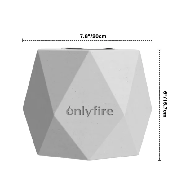 Onlyfire Smokeless Tabletop Fire Pit 8"