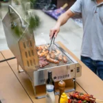 Onlyfire Tabletop Gas Grill 2 Burners, 20" Portable Propane Grill