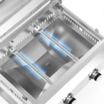 Onlyfire Tabletop Gas Grill 2 Burners, 20" Portable Propane Grill