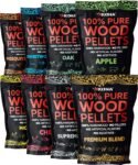 Wood Pellets All Variety Pack, Intended for Woodfire Outdoor Grill, Wood Fire Oven & Smoker(20 lb. Bag)