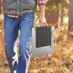 Onlyfire BBQ Charcoal Grill,15" Foldable Barbecue Firepit with Stainless Steel Cooking Grate