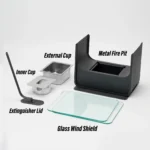 Smokeless Tabletop Ethanol Fire Pit