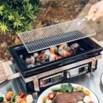 Charcoal BBQ Grill Hibachi Grill, 16 inch Square