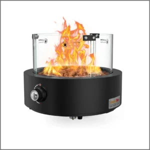 Onlyfire Bottom-Mounted Gas Fire Pit for Table with Umbrella Hole