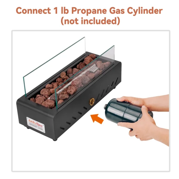 Onlyfire 18" Tabletop Gas Fire Pit