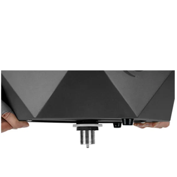 Propane Fire Pit with Blue Fire Glass Stones-14''