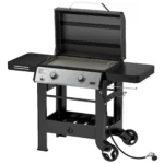 Propane Gas Griddle, 2-Burner Outdoor Gas Stove with 518 sq.in Cooking Area, Foldable Side Tables, Flat Top Grill Griddle