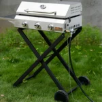 Onlyfire BBQ Gas Griddle 2-Burner with Foldable Cart