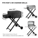 Grill Cover for Onlyfire Grills with Cart and Side Table
