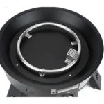 ONLYFIRE Propane Fire Pit with Lava Rocks & Foldable Legs