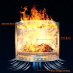 nlyfire Smokeless Fire Pit with Carrying Bag, 20”