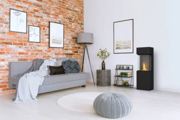 Arcticon, Freestanding BEV Fireplace | Planika