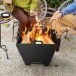 Onlyfire BBQ Charcoal Grill,15" Foldable Barbecue Firepit with Stainless Steel Cooking Grate