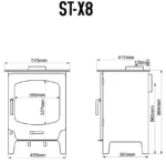 Saltfire ST-X8 Eco Multi-Fuel Stove