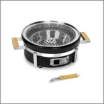 Onlyfire Tabletop Charcoal Barbecue Grill, 14 Inch Round