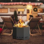 Onlyfire 24 Inch Smokeless Fire Pit Wood Burning with Ash Pan Collector