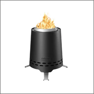 Onlyfire Smokeless Fire Pit with Carrying Bag & Top Bracket, 8” Portable Tabletop Fire Place