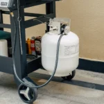 Propane Gas Griddle, 2-Burner Outdoor Gas Stove with 518 sq.in Cooking Area, Foldable Side Tables, Flat Top Grill Griddle