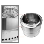 Smokeless Fire Pit Wood Burning with Carrying Bag