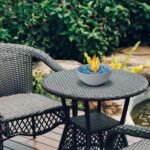 Tabletop Fire Bowl with Glass Stones