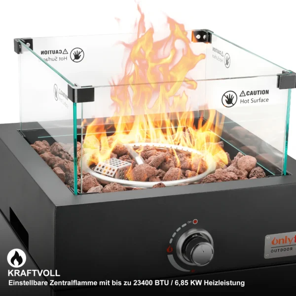 Onlyfire Round Gas Fire Pit